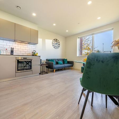 Luxury 1 Bedroom Serviced Apartment With Roof Terrace & Gym Stevenage Extérieur photo