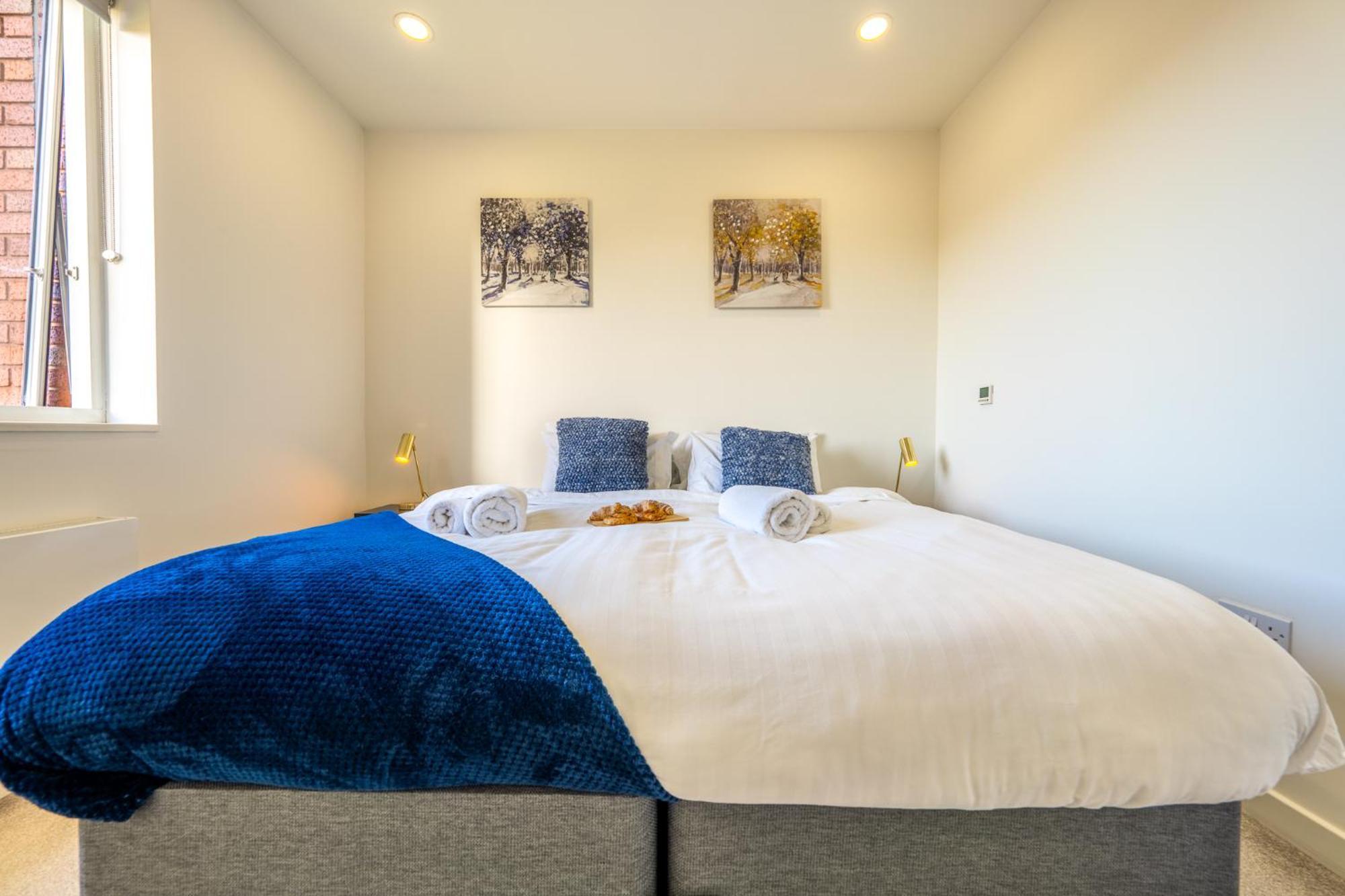 Luxury 1 Bedroom Serviced Apartment With Roof Terrace & Gym Stevenage Extérieur photo